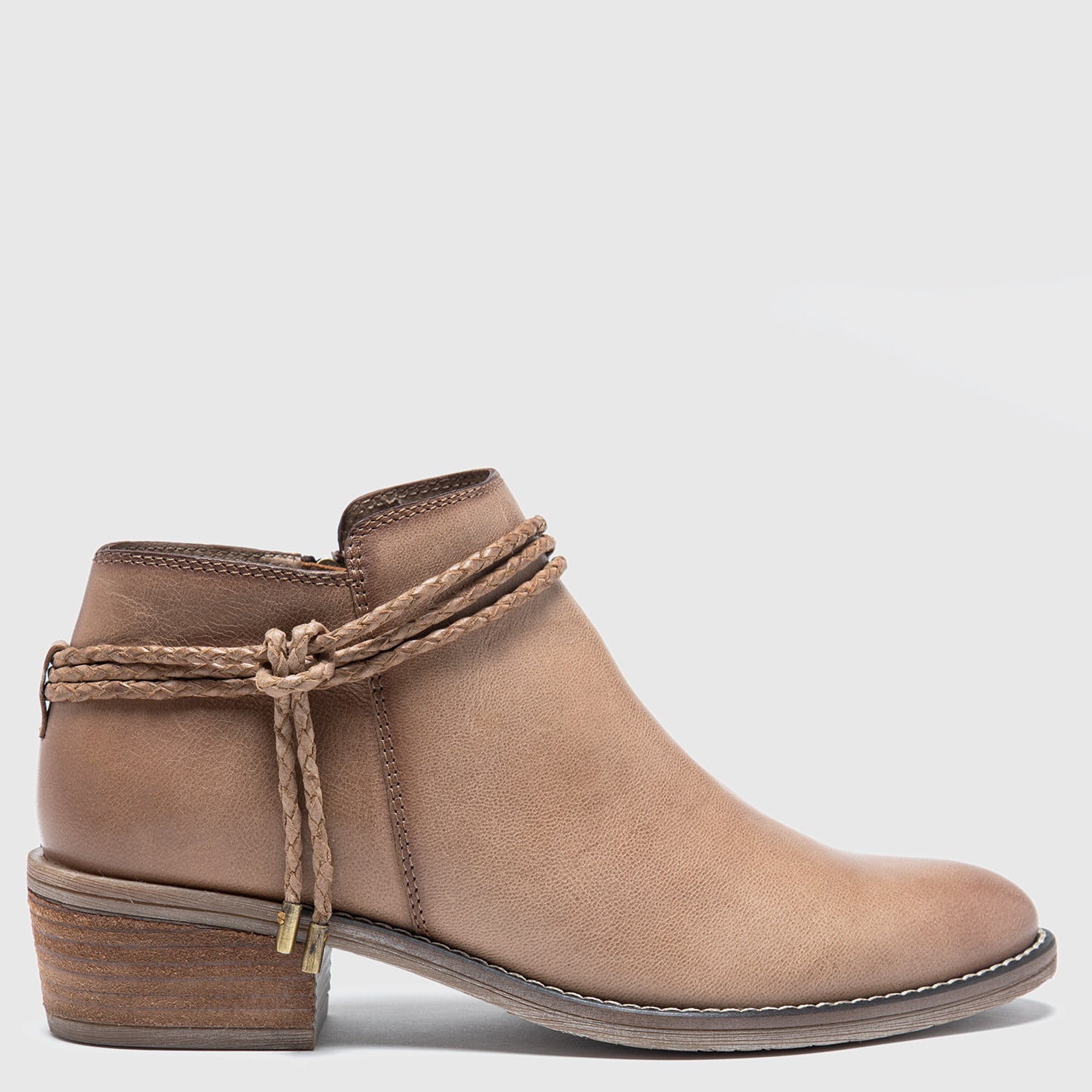 BOOTIE TAUPE GACEL
